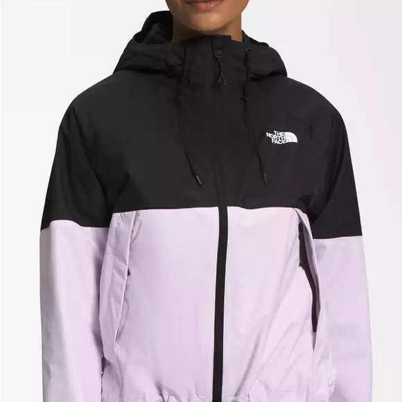 The North Face Women's Antora Windproof / Waterproof Rain Hoodie Black/Lavender - Picture 6 of 6